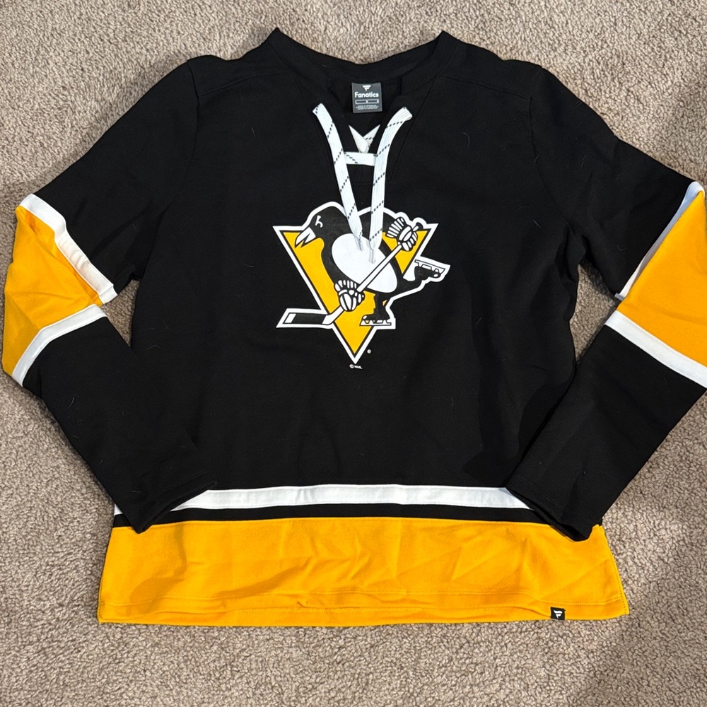 Fanatics Black and Gray Lace-Up Jersey